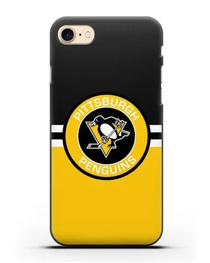 Чехол с символикой Pittsburgh Penguins силиконовый для iPhone 7
