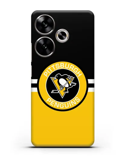 Чехол с символикой Pittsburgh Penguins силиконовый для Xiaomi Poco F6