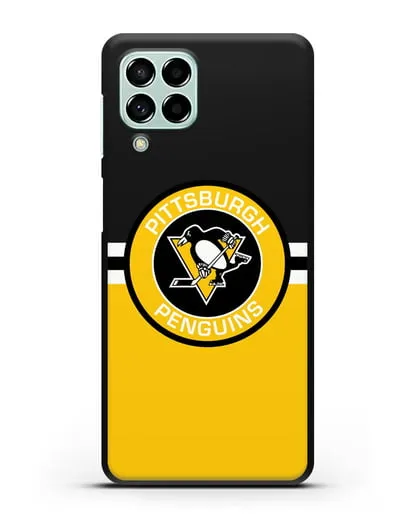 Чехол с символикой Pittsburgh Penguins силиконовый для Samsung Galaxy M53 [SM-M536]
