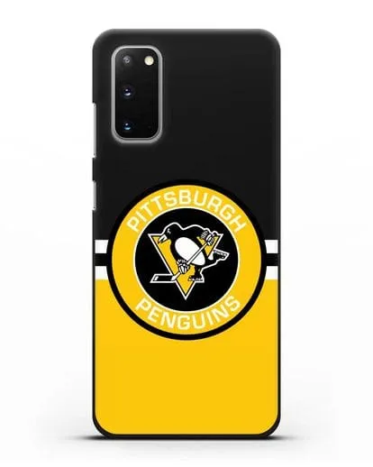 Чехол с символикой Pittsburgh Penguins силиконовый для Samsung Galaxy S20 [SM-G980F]