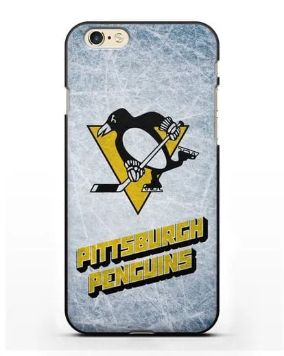 Чехол с рисунком Pittsburgh Penguins силиконовый для iPhone 6s
