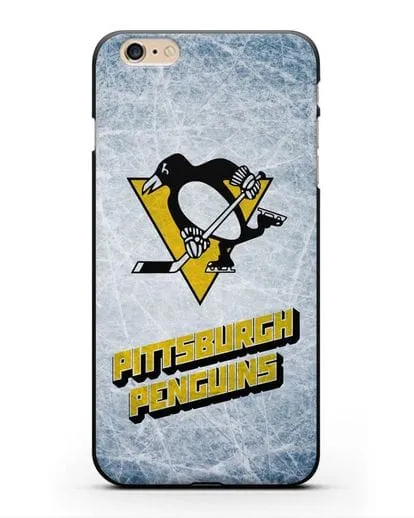 Чехол с рисунком Pittsburgh Penguins силиконовый для iPhone 6s Plus