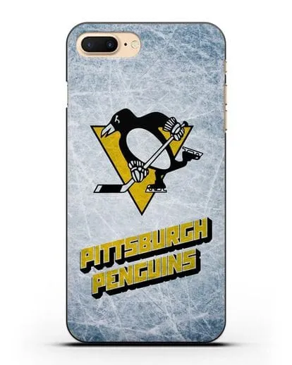 Чехол с рисунком Pittsburgh Penguins силиконовый для iPhone 8 Plus