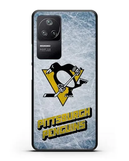 Чехол с рисунком Pittsburgh Penguins силиконовый для Xiaomi Poco F4