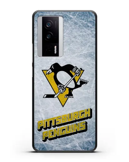 Чехол с рисунком Pittsburgh Penguins силиконовый для Xiaomi Poco F5 Pro