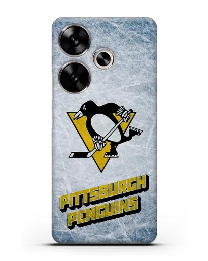 Чехол с рисунком Pittsburgh Penguins силиконовый для Xiaomi Poco F6
