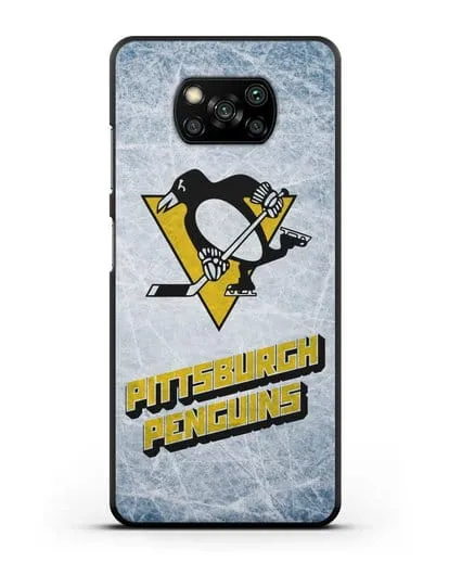 Чехол с рисунком Pittsburgh Penguins силиконовый для Xiaomi Poco X3