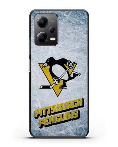 Чехол с рисунком Pittsburgh Penguins силиконовый для Xiaomi Poco X5