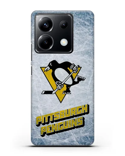 Чехол с рисунком Pittsburgh Penguins силиконовый для Xiaomi Poco X6