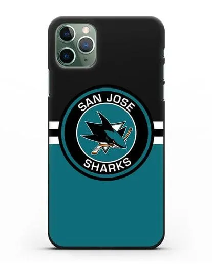 Чехол с символикой San Jose Sharks силиконовый для iPhone 11 Pro