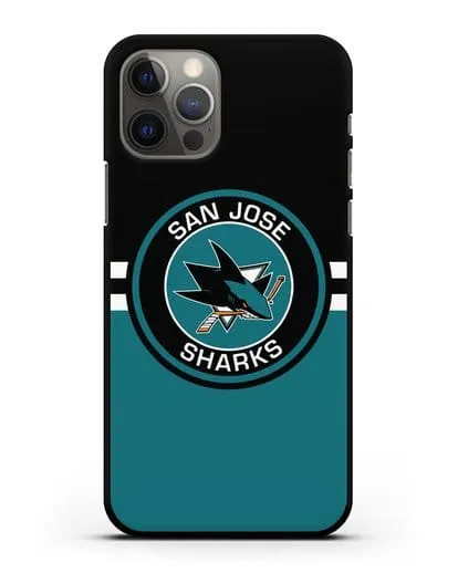 Чехол с символикой San Jose Sharks силиконовый для iPhone 12 Pro