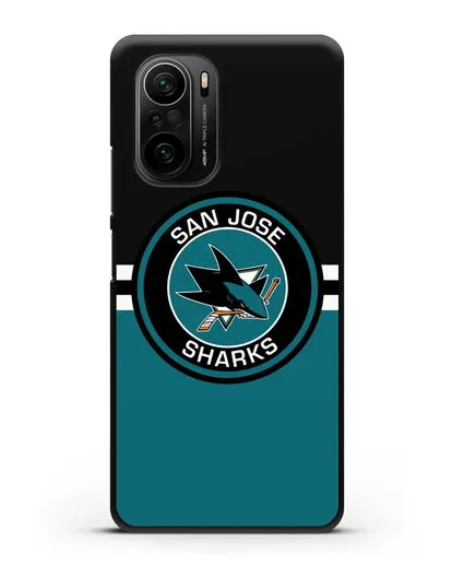 Чехол с символикой San Jose Sharks силиконовый для Xiaomi Poco F3