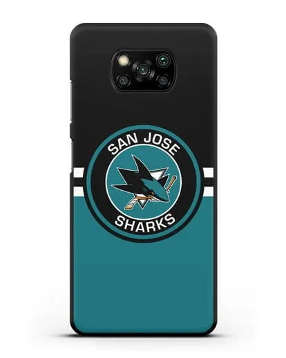 Чехол с символикой San Jose Sharks силиконовый для Xiaomi Poco X3