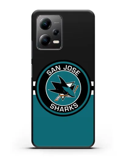 Чехол с символикой San Jose Sharks силиконовый для Xiaomi Poco X5