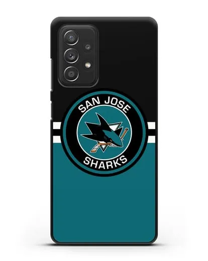 Чехол с символикой San Jose Sharks силиконовый для Samsung Galaxy A53