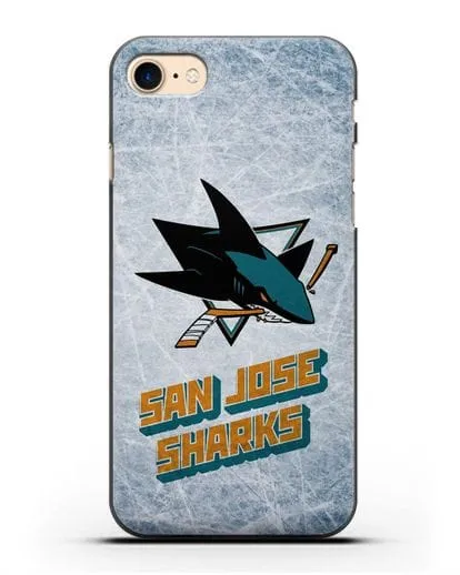 Чехол с рисунком San Jose Sharks силиконовый для iPhone 7