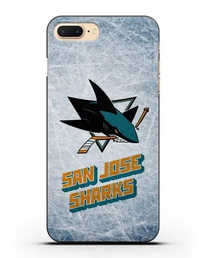 Чехол с рисунком San Jose Sharks силиконовый для iPhone 7 Plus
