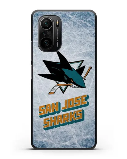 Чехол с рисунком San Jose Sharks силиконовый для Xiaomi Poco F3