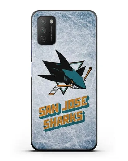 Чехол с рисунком San Jose Sharks силиконовый для Xiaomi Poco M3