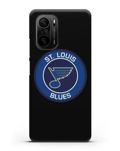 Чеxол с логотипом St. Louis Blues силиконовый для Xiaomi Poco F3 Pro