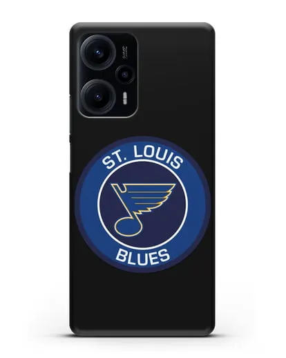 Чеxол с логотипом St. Louis Blues силиконовый для Xiaomi Poco F5