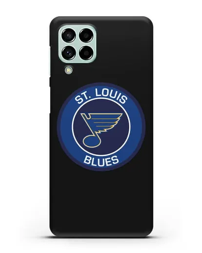 Чеxол с логотипом St. Louis Blues силиконовый для Samsung Galaxy M53 [SM-M536]