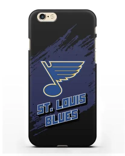 Чехол с надписью ХК Сент-Луис Блюз силиконовый для iPhone 6s