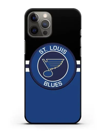 Чехол с символикой St. Louis Blues силиконовый для iPhone 12 Pro Max