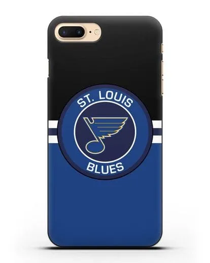 Чехол с символикой St. Louis Blues силиконовый для iPhone 7 Plus