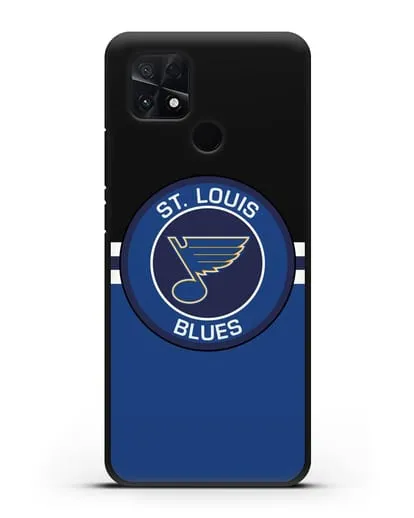 Чехол с символикой St. Louis Blues силиконовый для Xiaomi Poco C40