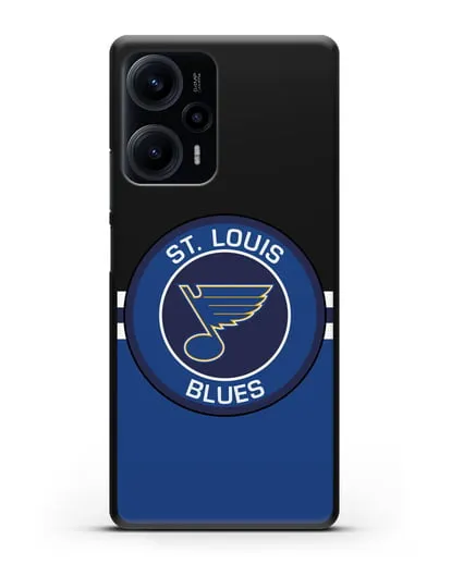 Чехол с символикой St. Louis Blues силиконовый для Xiaomi Poco F5