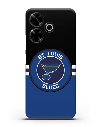 Чехол с символикой St. Louis Blues силиконовый для Xiaomi Poco M6