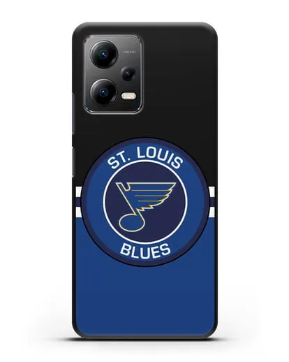 Чехол с символикой St. Louis Blues силиконовый для Xiaomi Poco X5
