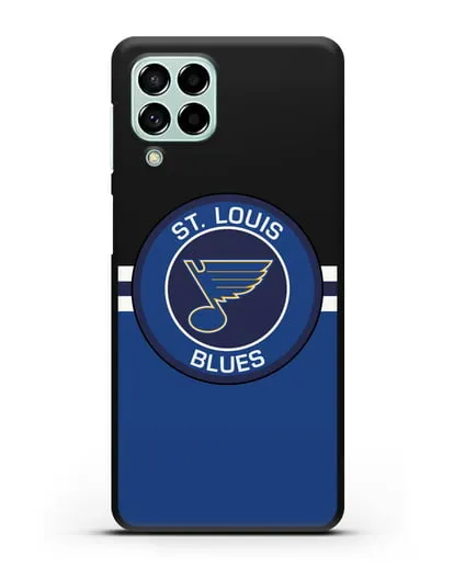 Чехол с символикой St. Louis Blues силиконовый для Samsung Galaxy M53 [SM-M536]