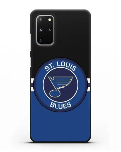 Чехол с символикой St. Louis Blues силиконовый для Samsung Galaxy S20 Plus [SM-G985F]
