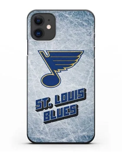 Чехол с рисунком St. Louis Blues силиконовый для iPhone 11