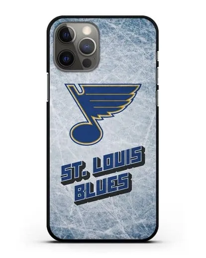 Чехол с рисунком St. Louis Blues силиконовый для iPhone 12 Pro