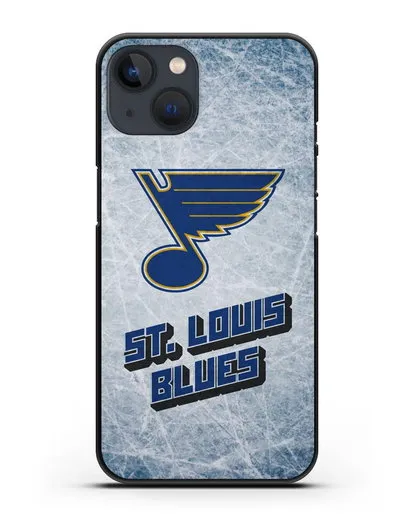 Чехол с рисунком St. Louis Blues силиконовый для iPhone 13 Mini