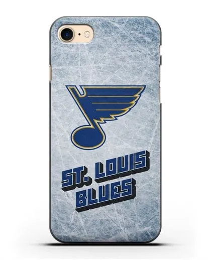Чехол с рисунком St. Louis Blues силиконовый для iPhone 7