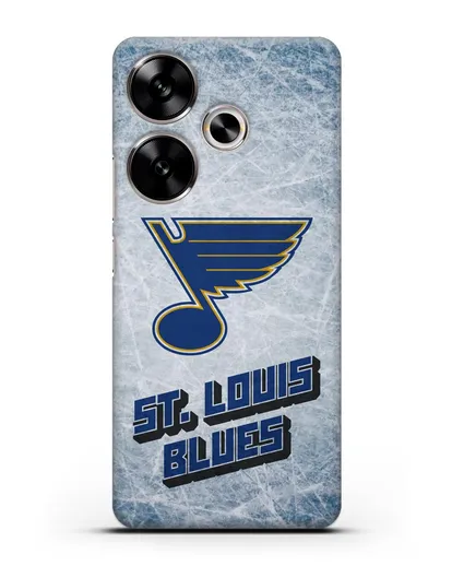 Чехол с рисунком St. Louis Blues силиконовый для Xiaomi Poco F6