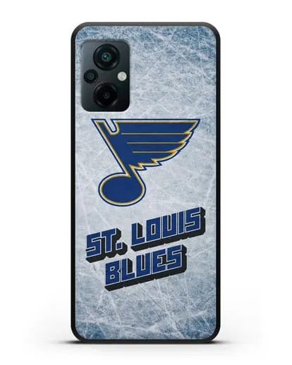Чехол с рисунком St. Louis Blues силиконовый для Xiaomi Poco M5