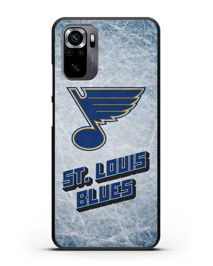 Чехол с рисунком St. Louis Blues силиконовый для Xiaomi Poco M5s