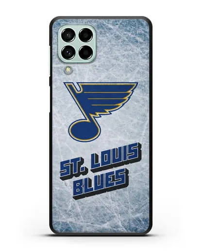 Чехол с рисунком St. Louis Blues силиконовый для Samsung Galaxy M53 [SM-M536]