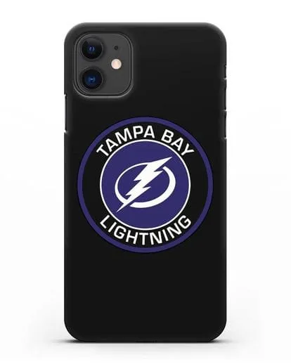 Чеxол с логотипом Tampa Bay Lightning силиконовый для iPhone 11