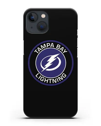 Чеxол с логотипом Tampa Bay Lightning силиконовый для iPhone 13