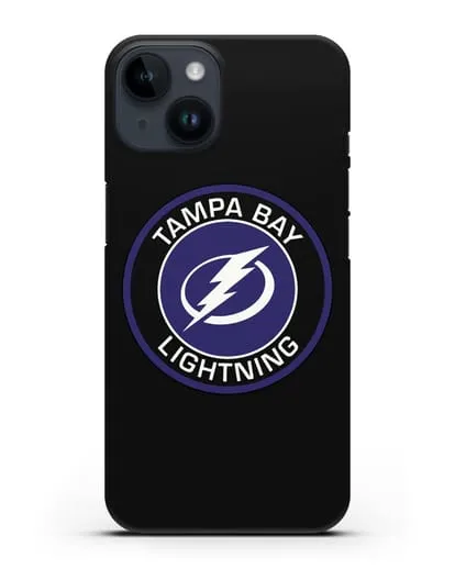 Чеxол с логотипом Tampa Bay Lightning силиконовый для iPhone 14