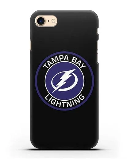 Чеxол с логотипом Tampa Bay Lightning силиконовый для iPhone 7