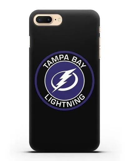 Чеxол с логотипом Tampa Bay Lightning силиконовый для iPhone 8 Plus