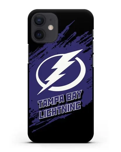 Чехол с надписью ХК Тампа-Бэй Лайтнинг силиконовый для iPhone 12 mini