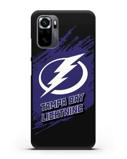 Чехол с надписью ХК Тампа-Бэй Лайтнинг силиконовый для Xiaomi Poco M5s